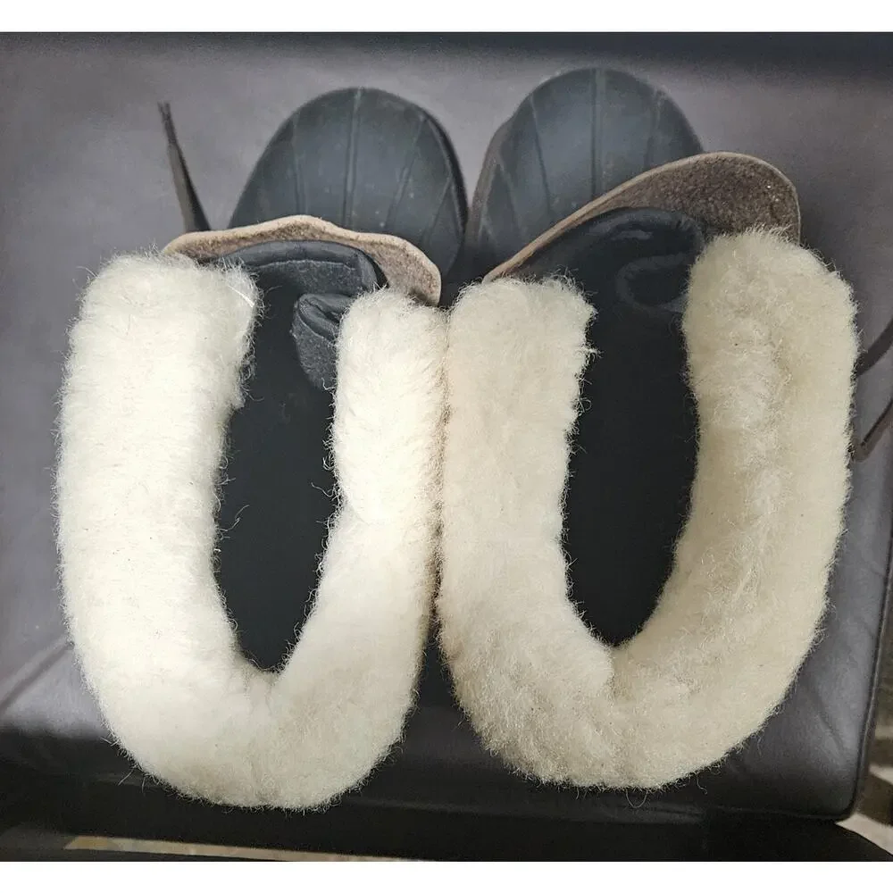 Women's Baffin Leather Waterproof Boots with Wool Liners